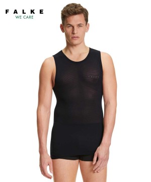 Functional Underwear Falke Top Ultralight Cool Męskie Czarne | TIULEP-128