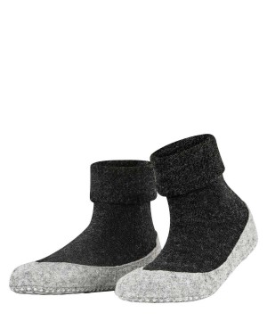 House Socks & Slippers Falke Cosyshoe Slippers Damskie Szare | VTSAFK-871