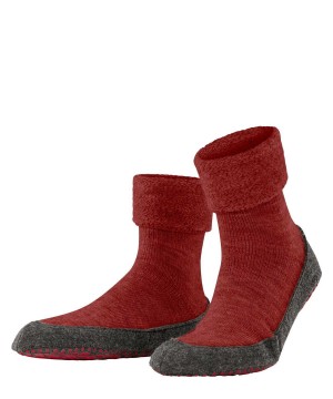 House Socks & Slippers Falke Cosyshoe Slippers Męskie Czerwone | XJLQNY-617