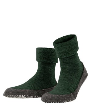 House Socks & Slippers Falke Cosyshoe Slippers Męskie Zielone | IRXELH-457