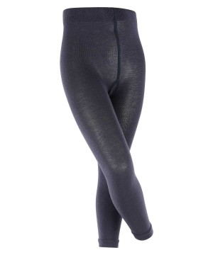 Legginsy Falke Active Warm Leggings Dziecięce Niebieskie | RVAUMG-936