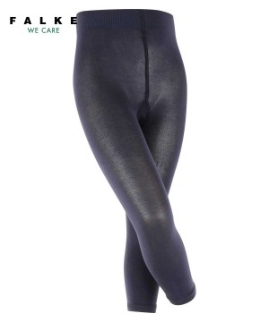 Legginsy Falke Cotton Touch Leggings Dziecięce Niebieskie | GVRPKI-063