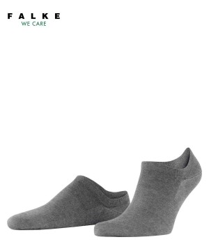 No Show Socks Falke ClimaWool Invisibles Męskie Szare | KOVGUS-658