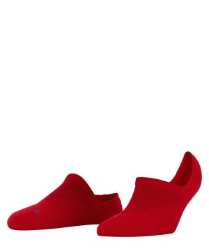 No Show Socks Falke Cool Kick Invisibles Damskie Czerwone | WUYTDE-784