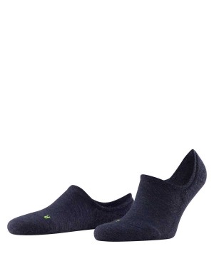 No Show Socks Falke Keep Warm Invisibles Męskie Niebieskie | ZWNSBQ-306