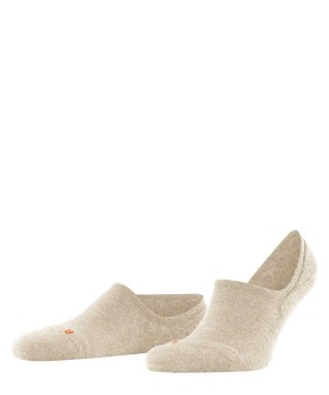 No Show Socks Falke Keep Warm Invisibles Damskie Beżowe | WFVCEU-305