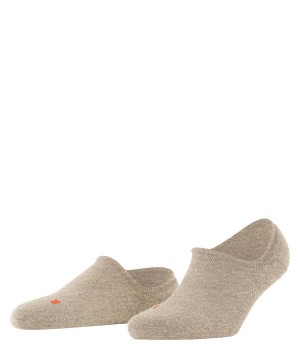 No Show Socks Falke Keep Warm Invisibles Damskie Beżowe | YBXVWU-184