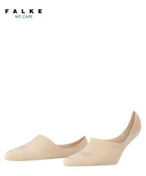 No Show Socks Falke Step High Cut Invisibles Damskie Beżowe | LPRACJ-463