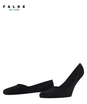 No Show Socks Falke Step Medium Cut Box Invisibles Męskie Czarne | TRSOCY-270