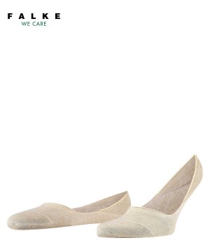 No Show Socks Falke Step Medium Cut Box Invisibles Męskie Beżowe | XRTHBW-459