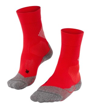 Skarpetki Falke 4GRIP Socks Męskie Czerwone | ZTHYPV-241