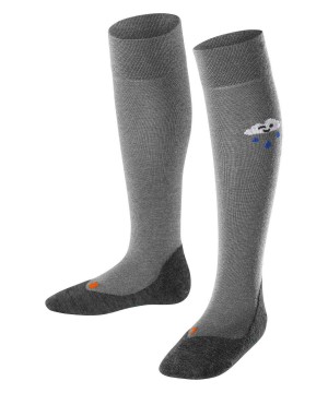 Skarpetki Falke Active Rainboot Knee-high Socks Dziecięce Szare | OCPLDF-061