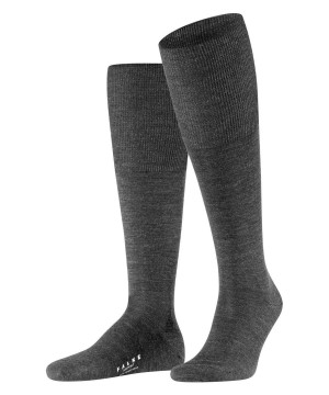 Skarpetki Falke Airport Knee-high Socks Męskie Szare | HNFCWG-085