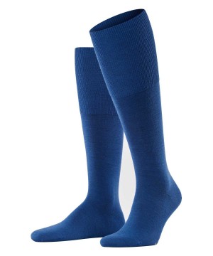 Skarpetki Falke Airport Knee-high Socks Męskie Niebieskie | ULASPQ-290