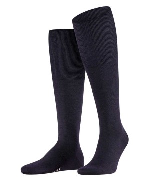 Skarpetki Falke Airport Knee-high Socks Męskie Niebieskie | HDPAYC-502