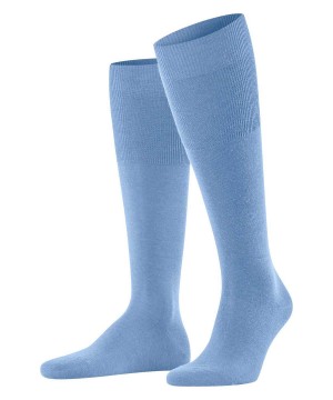 Skarpetki Falke Airport Knee-high Socks Męskie Niebieskie | ZHKVMP-153