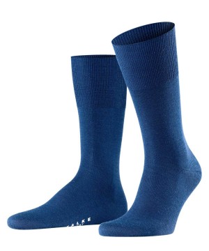 Skarpetki Falke Airport Socks Męskie Niebieskie | NFHSBX-219