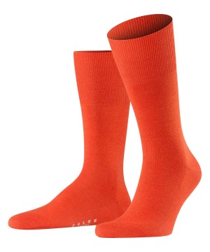 Skarpetki Falke Airport Socks Męskie Pomarańczowe | WLEDGM-165