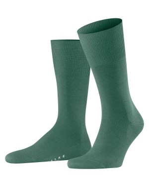 Skarpetki Falke Airport Socks Męskie Zielone | BHYUEN-249