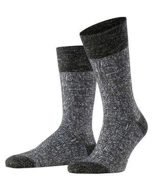 Skarpetki Falke Artisanship Socks Męskie Czarne | FPQGND-473