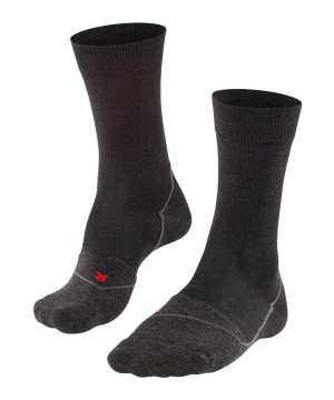 Skarpetki Falke BC Warm Biking Socks Męskie Czarne | JSDXLI-607