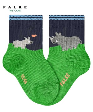 Skarpetki Falke Baby Rhino Love Socks Niemowlęce Niebieskie | YOWEKN-852