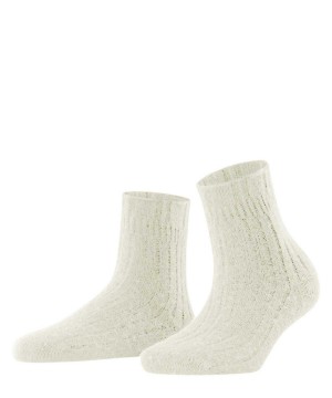 Skarpetki Falke Bedsock Rib House socks Damskie Białe | TYLRCJ-384