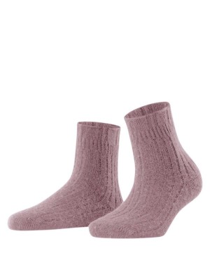 Skarpetki Falke Bedsock Rib House socks Damskie Czerwone | IGABDQ-604