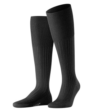 Skarpetki Falke Bristol Pure Knee-high Socks Męskie Czarne | GTRWUN-298