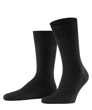 Skarpetki Falke Bristol Pure Socks Męskie Czarne | HQAWYD-346