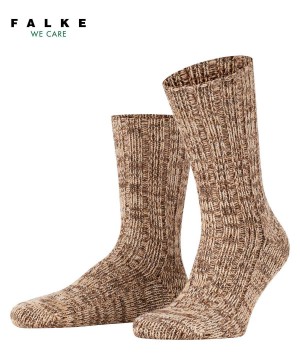 Skarpetki Falke Brooklyn Boot socks Męskie Beżowe | BQJCGK-763