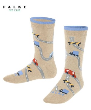 Skarpetki Falke City Life Socks Dziecięce Beżowe | EGVOBD-872