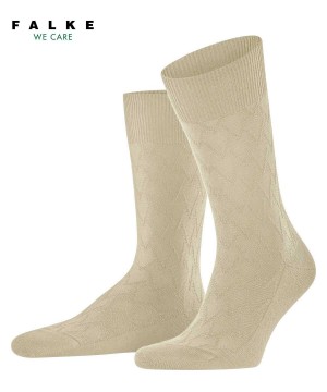 Skarpetki Falke Classic Tale Socks Męskie Beżowe | VXWKGT-581