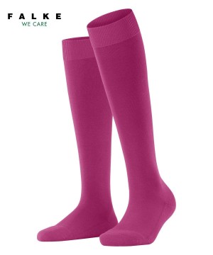 Skarpetki Falke ClimaWool Knee-high Socks Damskie Czerwone | XHQYIF-025