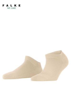 Skarpetki Falke ClimaWool Sneaker socks Damskie Beżowe | MLPRZW-947