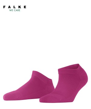 Skarpetki Falke ClimaWool Sneaker socks Damskie Czerwone | ESMYDC-235