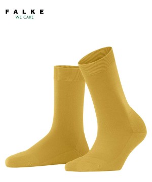 Skarpetki Falke ClimaWool Socks Damskie Żółte | NDSKYZ-530