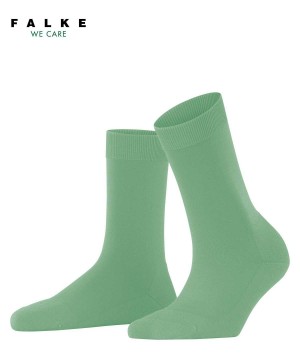 Skarpetki Falke ClimaWool Socks Damskie Zielone | WUVAKB-409