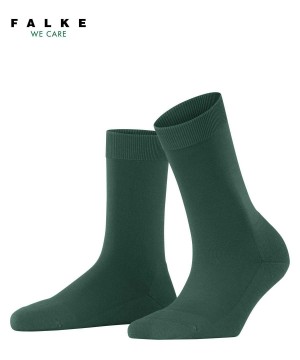 Skarpetki Falke ClimaWool Socks Damskie Zielone | ILATMX-160