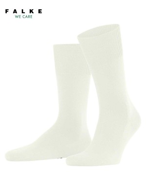 Skarpetki Falke ClimaWool Socks Męskie Białe | NGOLDE-268