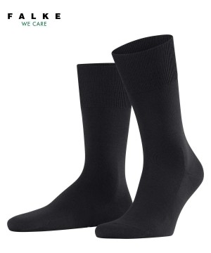 Skarpetki Falke ClimaWool Socks Męskie Czarne | YOALEI-326