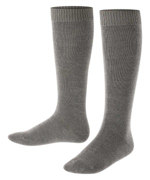 Skarpetki Falke Comfort Wool Knee-high Socks Dziecięce Szare | HRUMTP-905