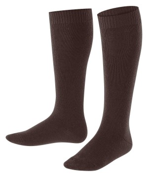 Skarpetki Falke Comfort Wool Knee-high Socks Dziecięce Brązowe | LMAZUJ-735