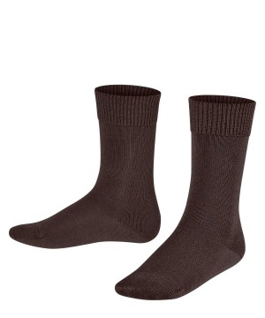 Skarpetki Falke Comfort Wool Socks Dziecięce Brązowe | VUXEMZ-804