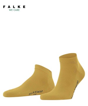 Skarpetki Falke Cool 24/7 Sneaker socks Męskie Żółte | URQHEL-156