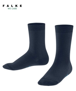 Skarpetki Falke Cool 24/7 Socks Dziecięce Niebieskie | UFPNMY-608