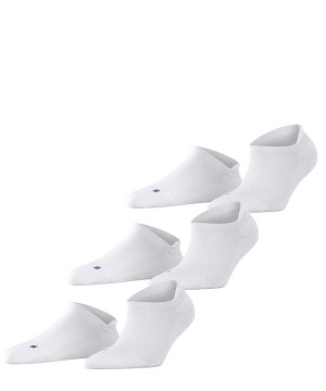 Skarpetki Falke Cool Kick 3-Pack Sneaker Socks Męskie Białe | EXOSKP-875