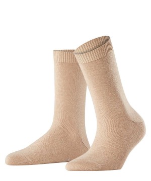 Skarpetki Falke Cosy Wool Socks Damskie Brązowe | OWMJXG-395