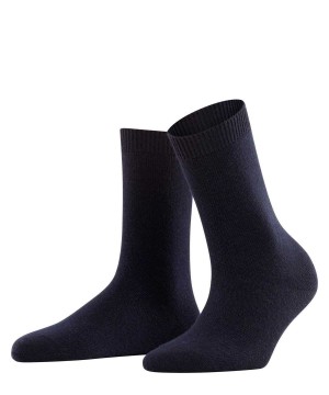 Skarpetki Falke Cosy Wool Socks Damskie Niebieskie | OLVBIX-695