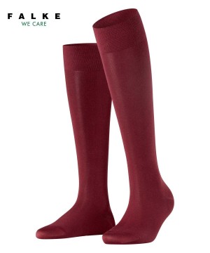 Skarpetki Falke Cotton Touch Knee-high Socks Damskie Czerwone | CIOEGM-186